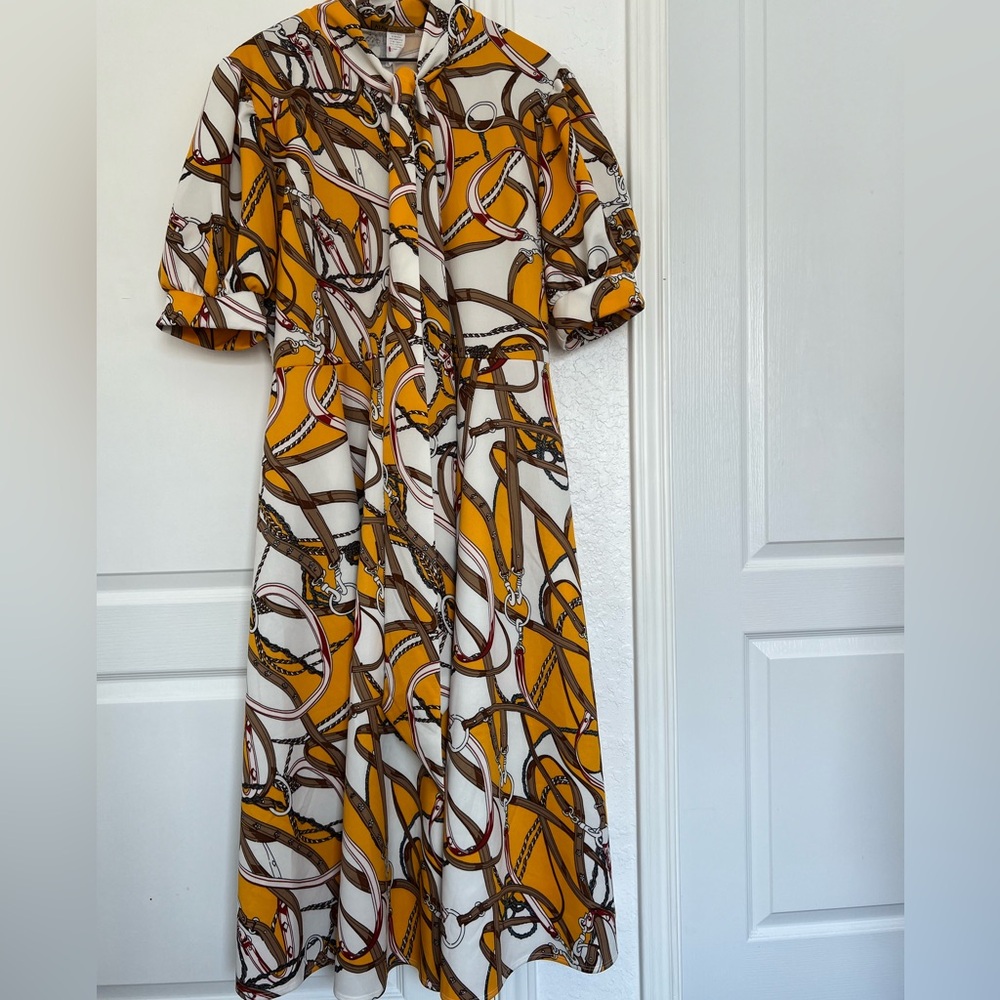 VIVA CURVY Pussycat Bowtie Midi Dress | 2XL